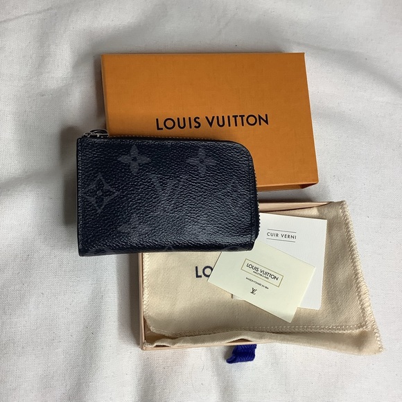 LOUIS VUITTON Monogram Graphite Eclipse Coin Purse - Picture 2 of 10